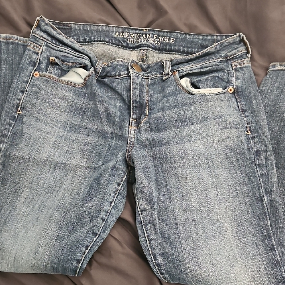 American Eagle Outfitters Women's Blue Jeans